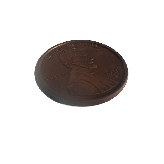 Монета «Liberty» 1909 г.  из шоколада