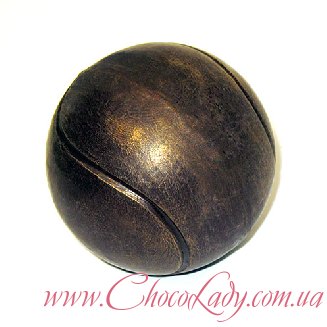 Теннисный шоколадный мяч