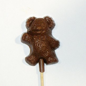 Шоколадный мишка на палочке