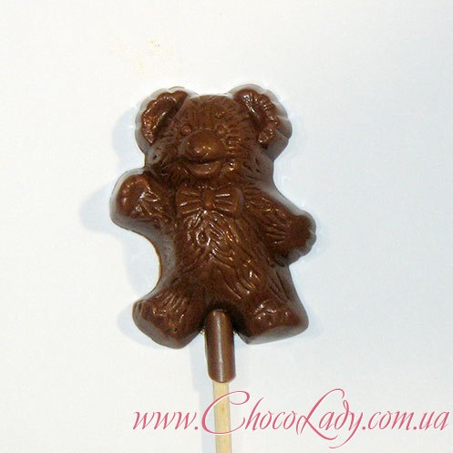 Шоколадный мишка на палочке