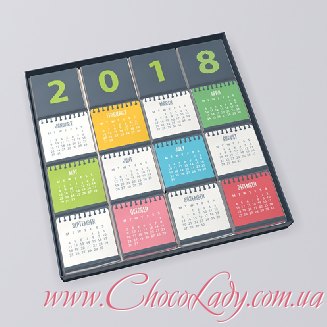 Новогодний шоколадный календарь 2018