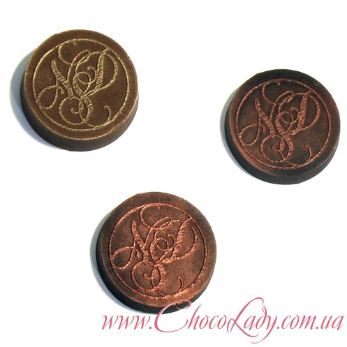 Шоколад с логотипом круг 3,5