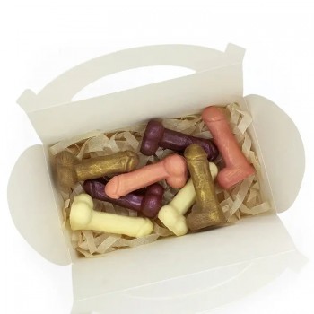 Шоколад для дорослих 8 міні пенісів розміром 7 см Шоколад для дорослих 8 міні пенісів розміром 7 см