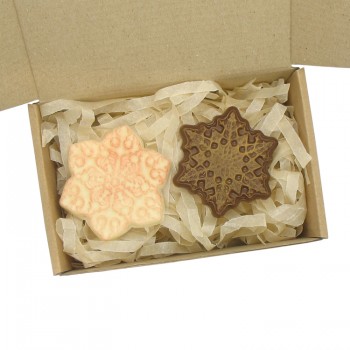 Шоколадний набір зі сніжинок